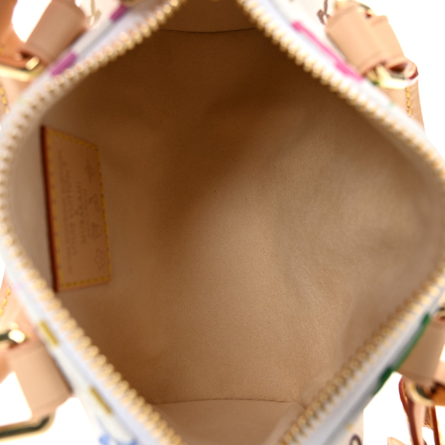 Louis Vuitton LV X TM Monogram Multicolor Nano Speedy White 5 of 9
