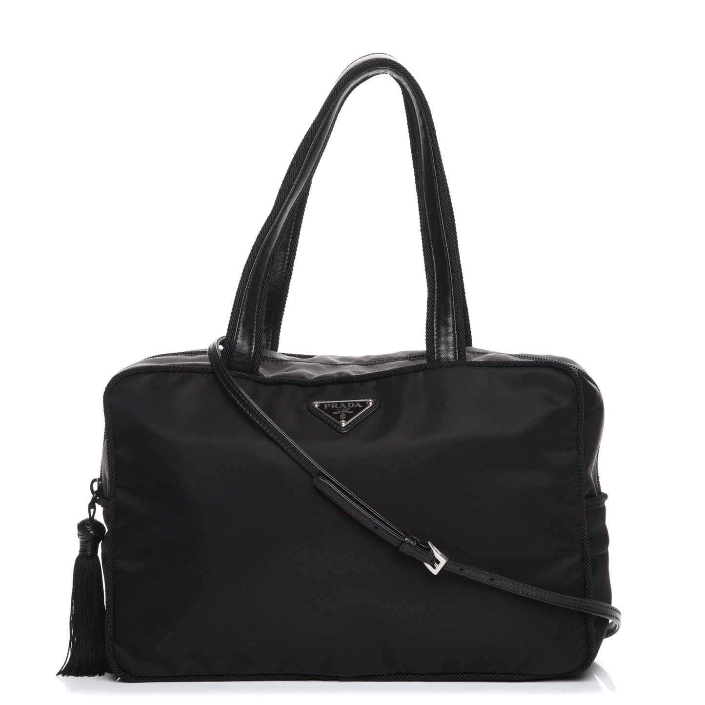 Tessuto Nylon Passama Shoulder Bag Nero Black
