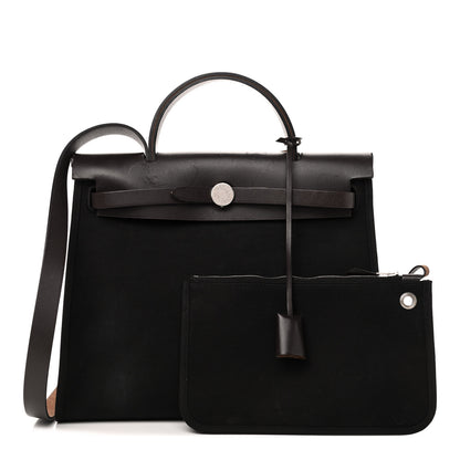 Hermes Toile Vache Hunter Herbag Zip PM 31 Black Ebene 1 of 8