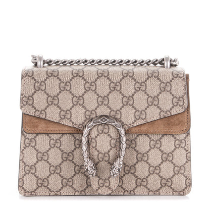 Gucci GG Supreme Monogram Mini Dionysus Shoulder Bag Taupe 1 of 7