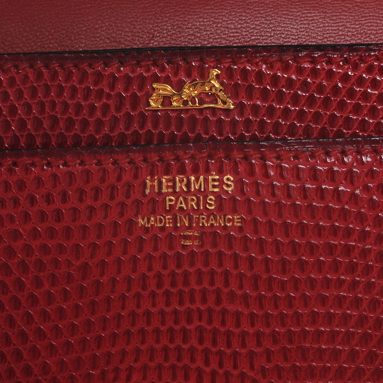 Hermes Lizard Sac Rhapsody Rouge Moyen 5 of 6