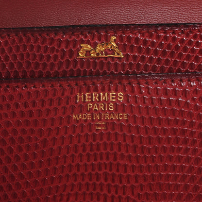 Hermes Lizard Sac Rhapsody Rouge Moyen 5 of 6