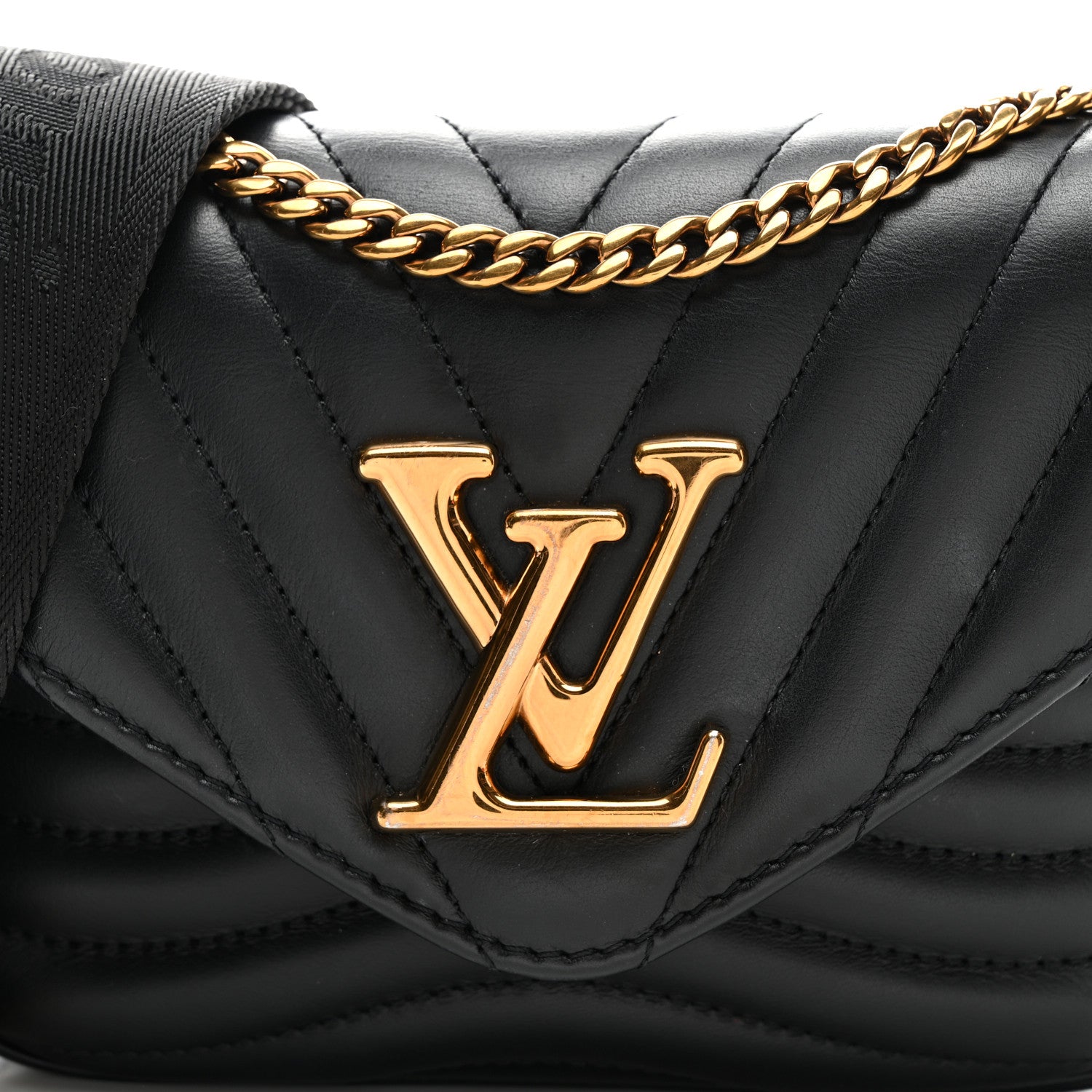 Louis Vuitton Calfskin New Wave Multi Pochette Black 6 of 8