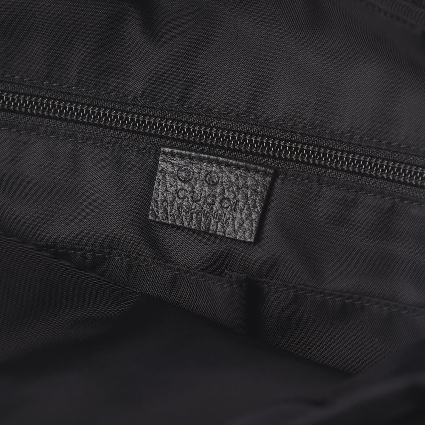 Nylon Monogram Medium Light Double Buckle Backpack Black