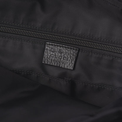 Gucci Nylon Monogram Medium Light Double Buckle Backpack Black 7 of 9