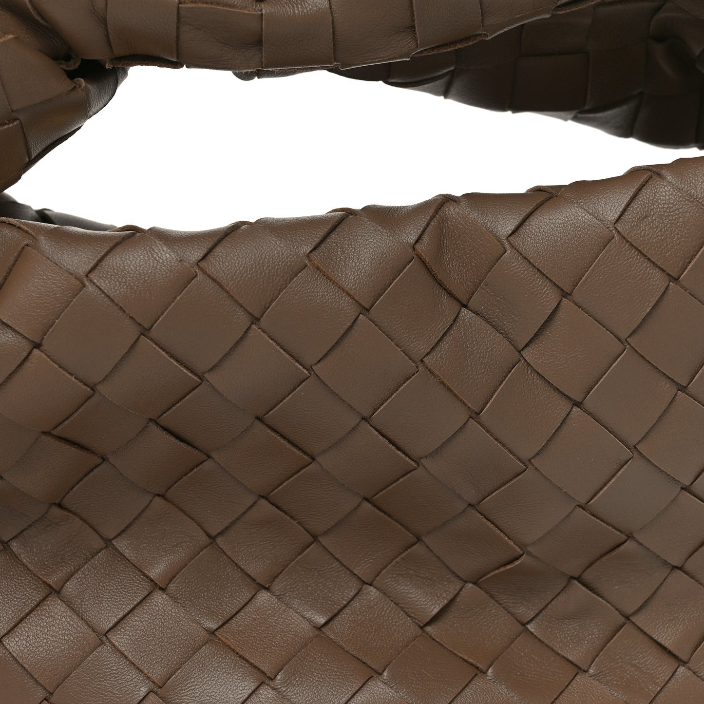 Nappa Intrecciato Mini Jodie Dark Taupe