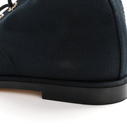 Chanel Cotton Grosgrain Cap Toe CC Lace Up Boots 39 Black 9 of 9