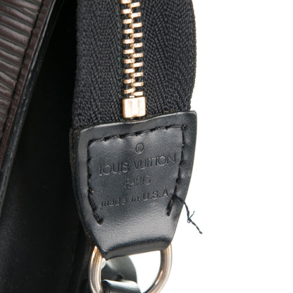 Louis Vuitton Epi Pochette Accessories 24 Black 6 of 7