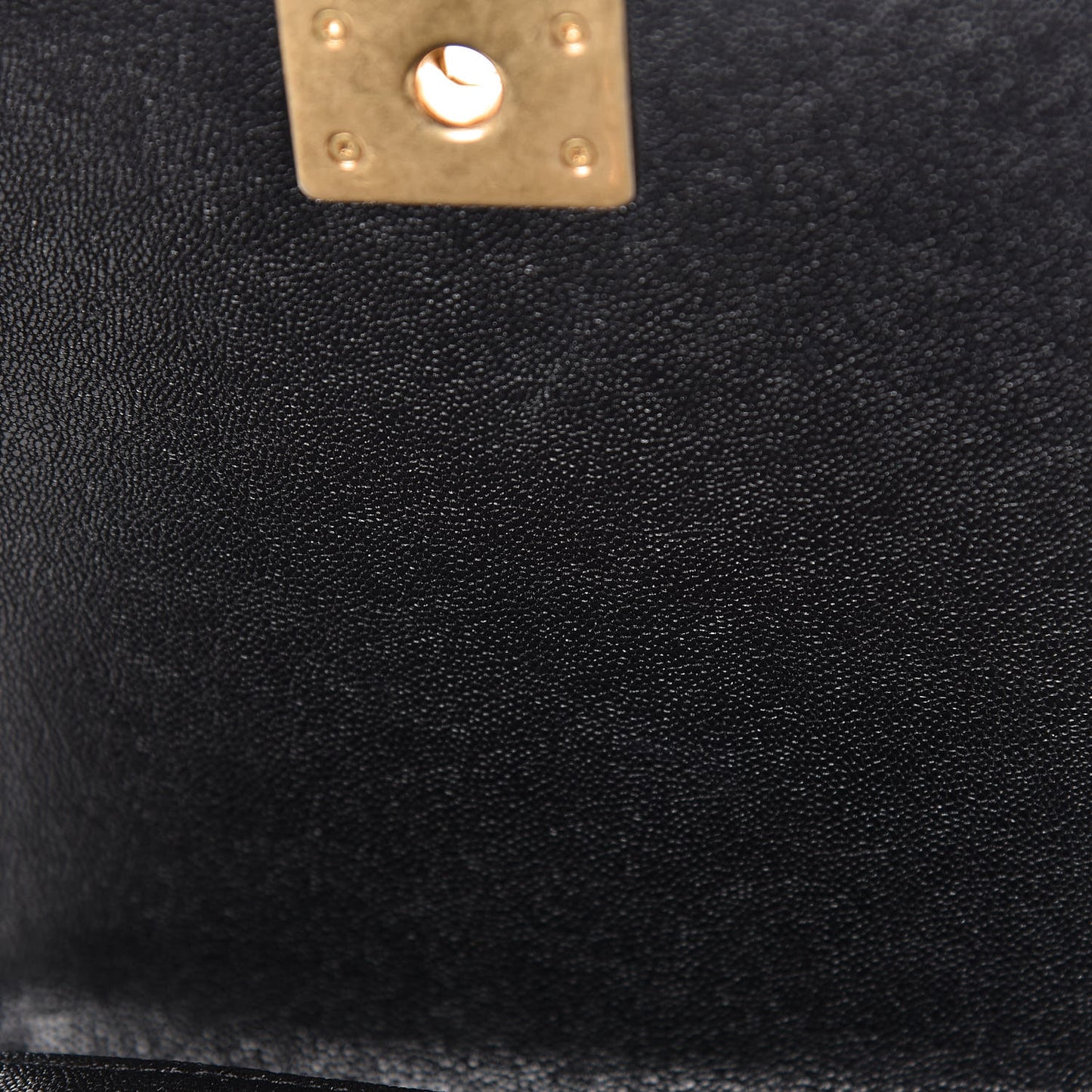 Caviar Quilted North South Boy Flap Black