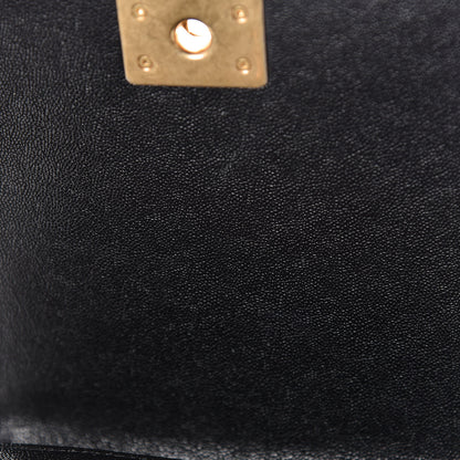 Chanel Caviar Quilted North South Boy Flap Black 10 of 10