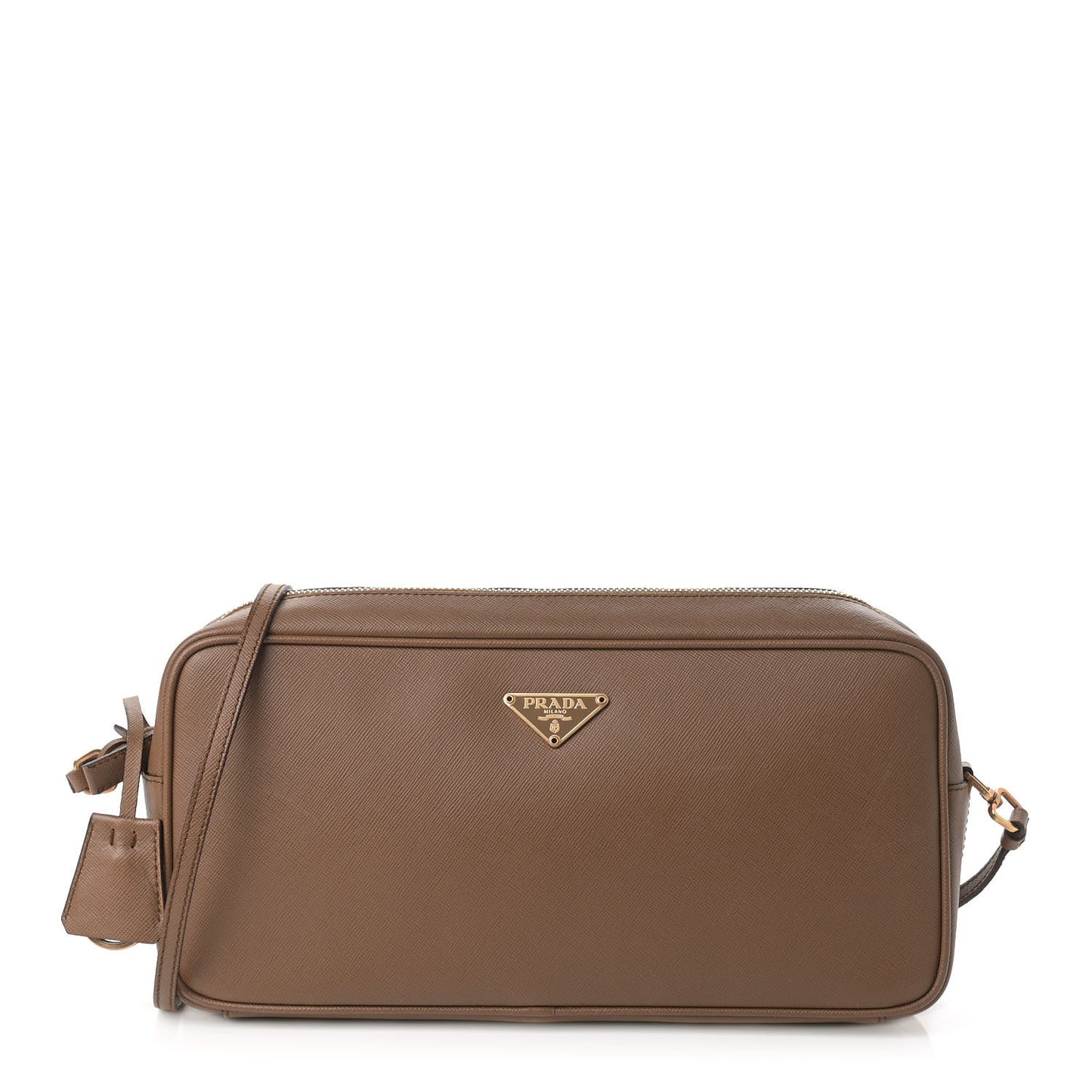Saffiano Crossbody Bag Caramel