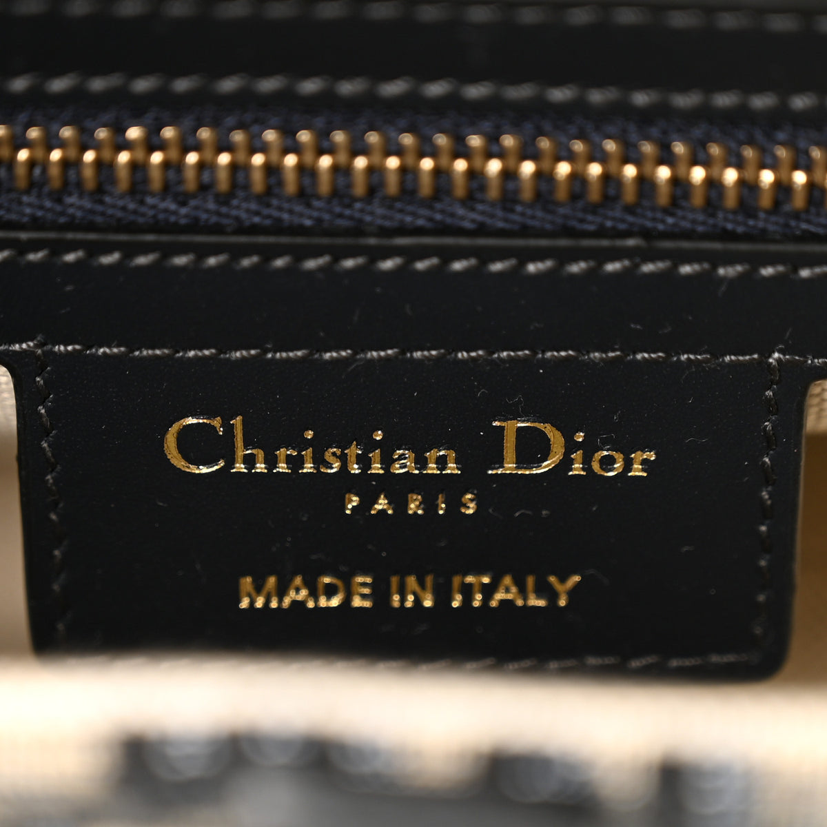 Christian Dior Oblique Saddle Bag With Strap Blue 5 of 9
