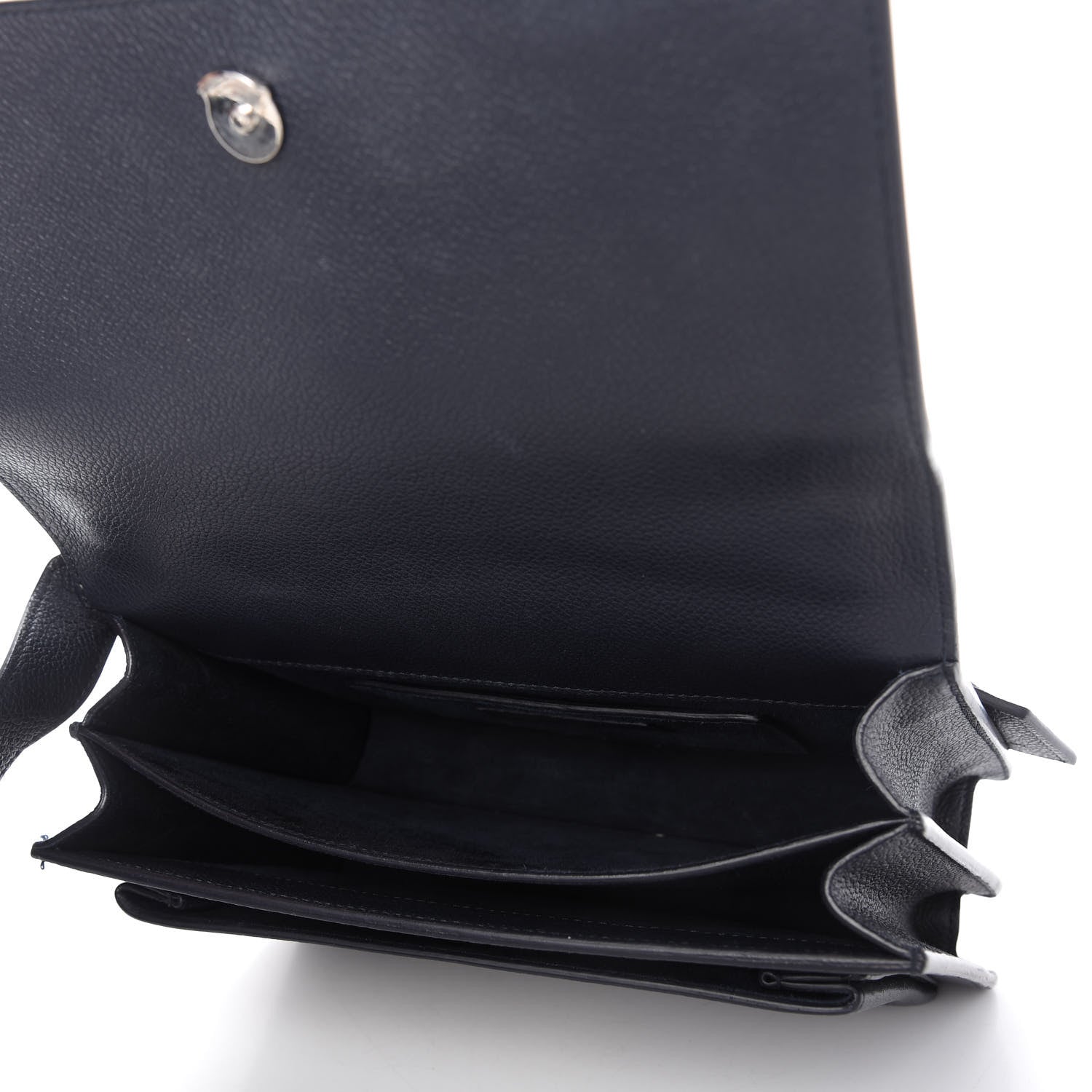 Saint Laurent Grained Calfskin Medium Monogram Sunset Navy Blue 5 of 13