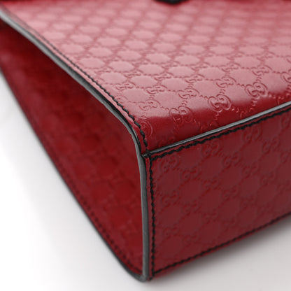 Gucci Microguccissima Medium Emily Chain Shoulder Bag Red 10 of 11