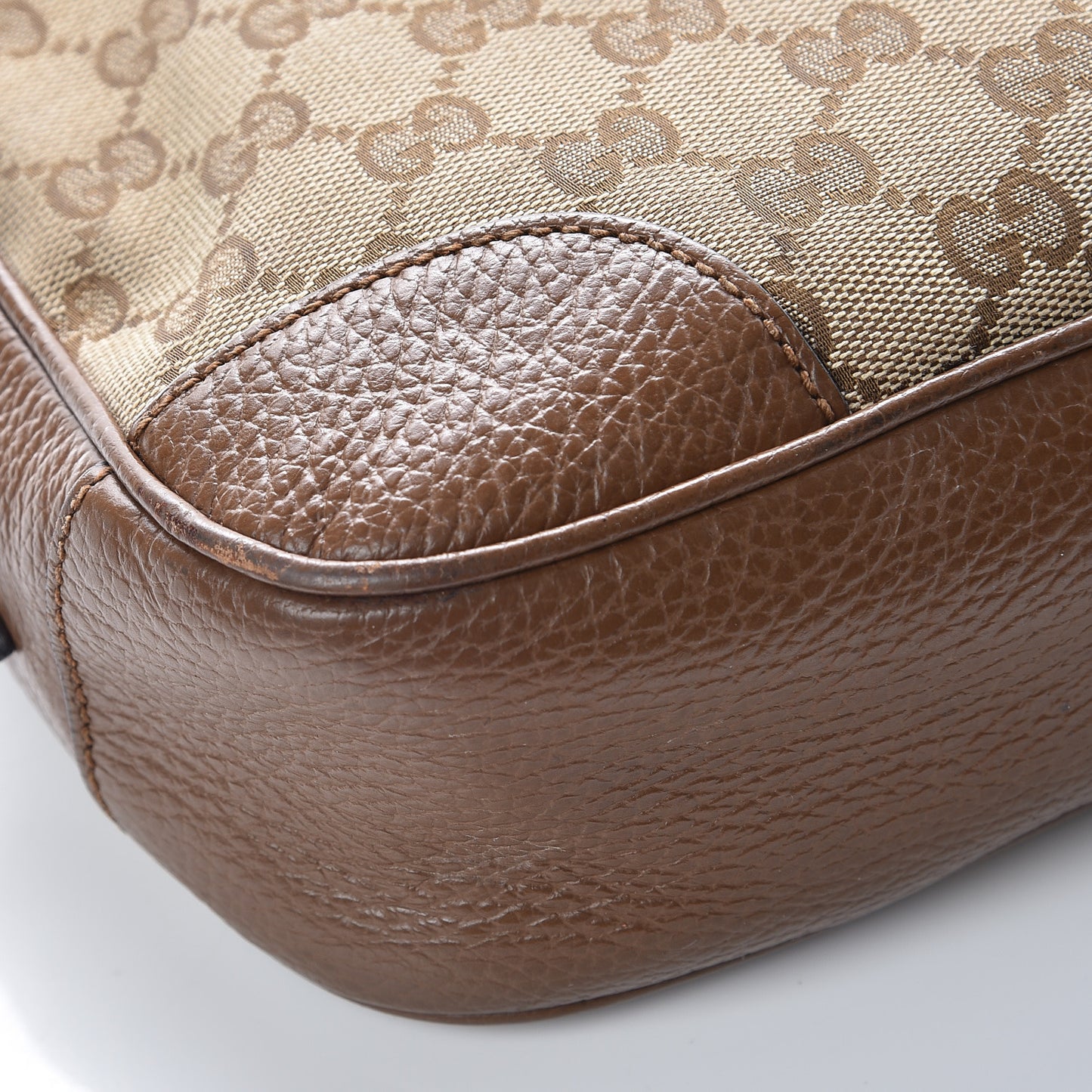 Monogram Mini Bree Messenger Bag Beige Tabacco