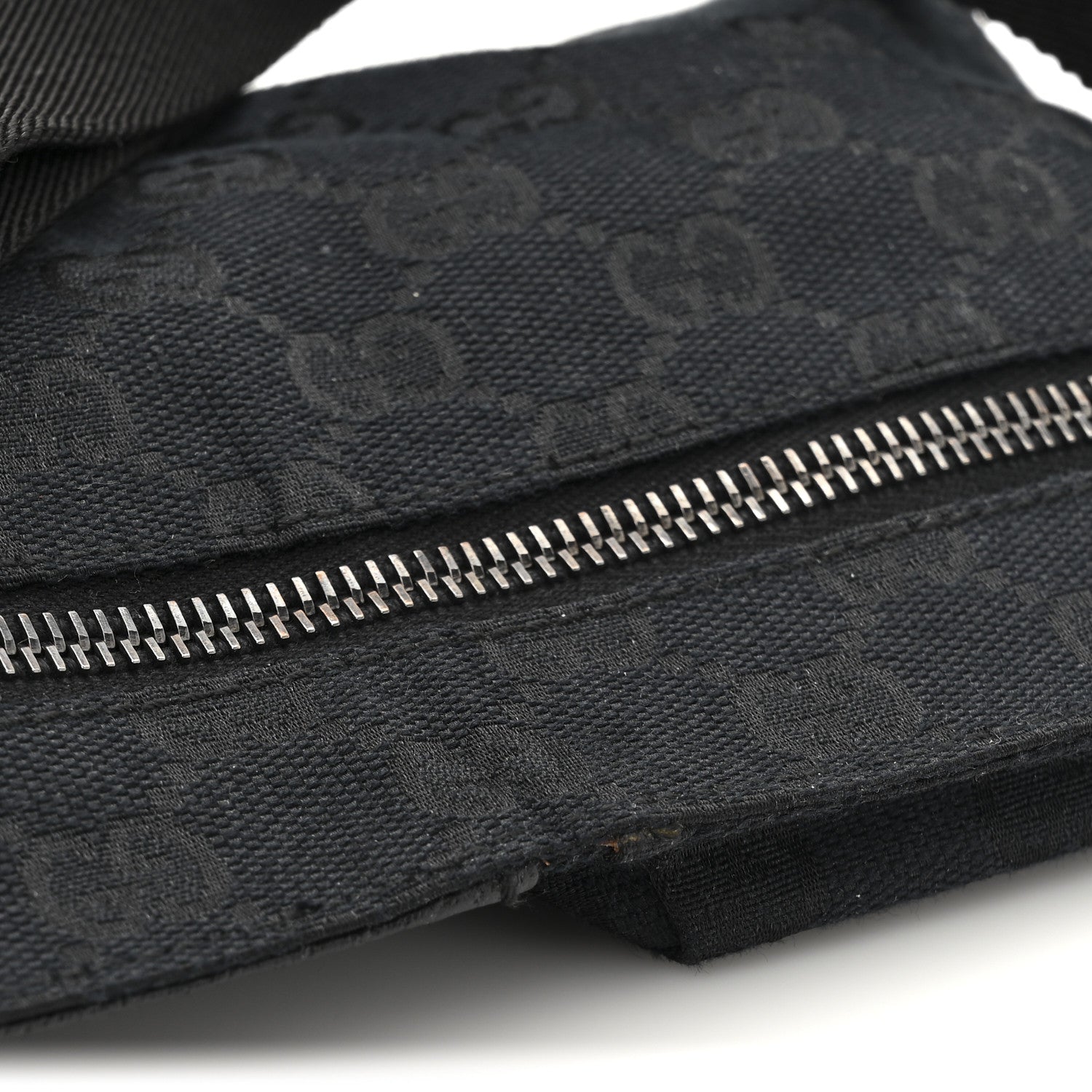 Gucci GG Monogram Double Pocket Belt Bag Black 23 of 23