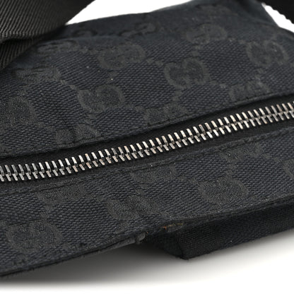 Gucci GG Monogram Double Pocket Belt Bag Black 23 of 23