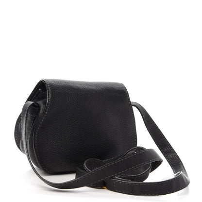 Chloe Calfskin Mini Marcie Round Crossbody Bag Black 3 of 11