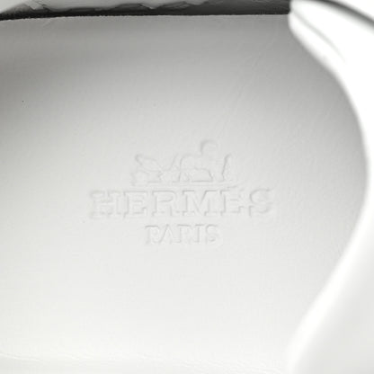 Hermes Calfskin Day Sneakers 38 White 9 of 11