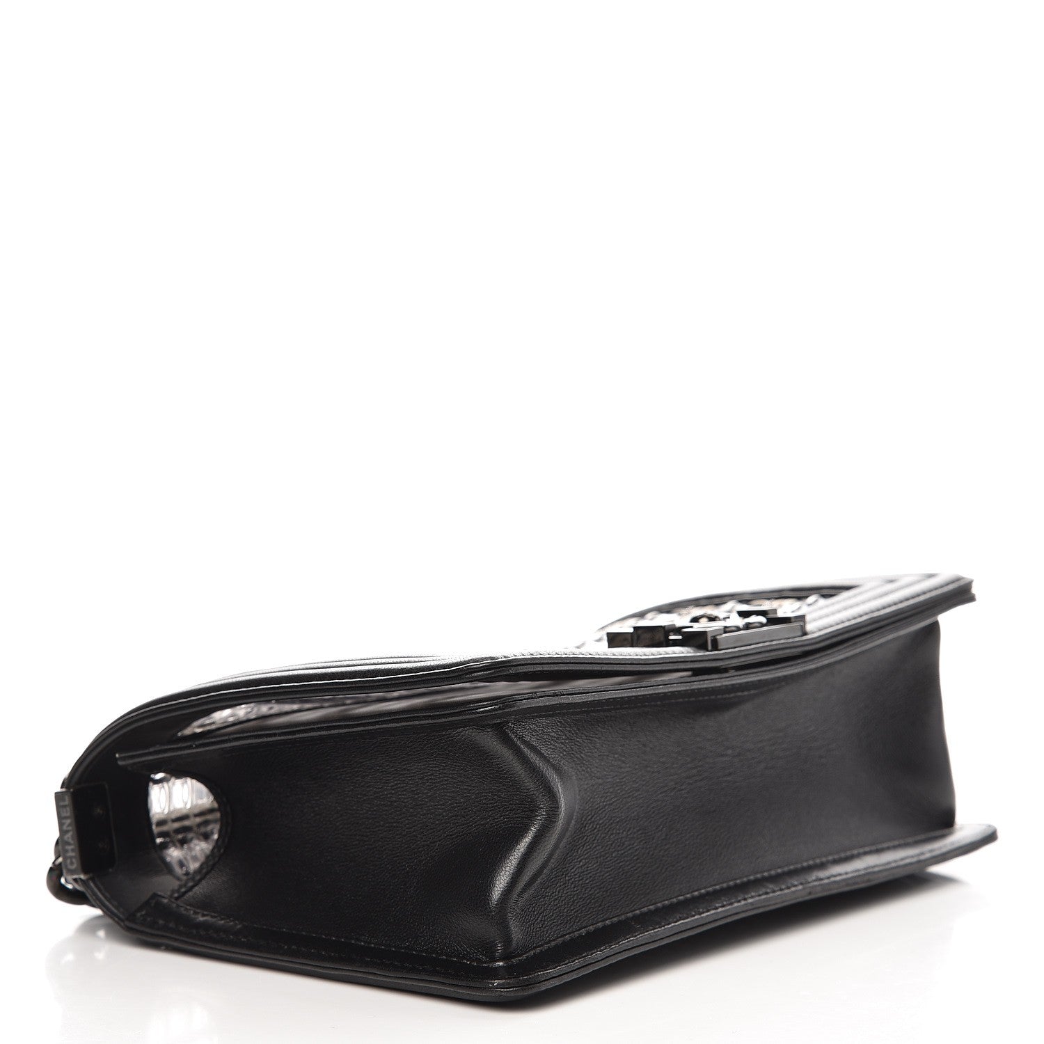 Chanel PVC Thread Woven Medium Boy Flap Black 4 of 9
