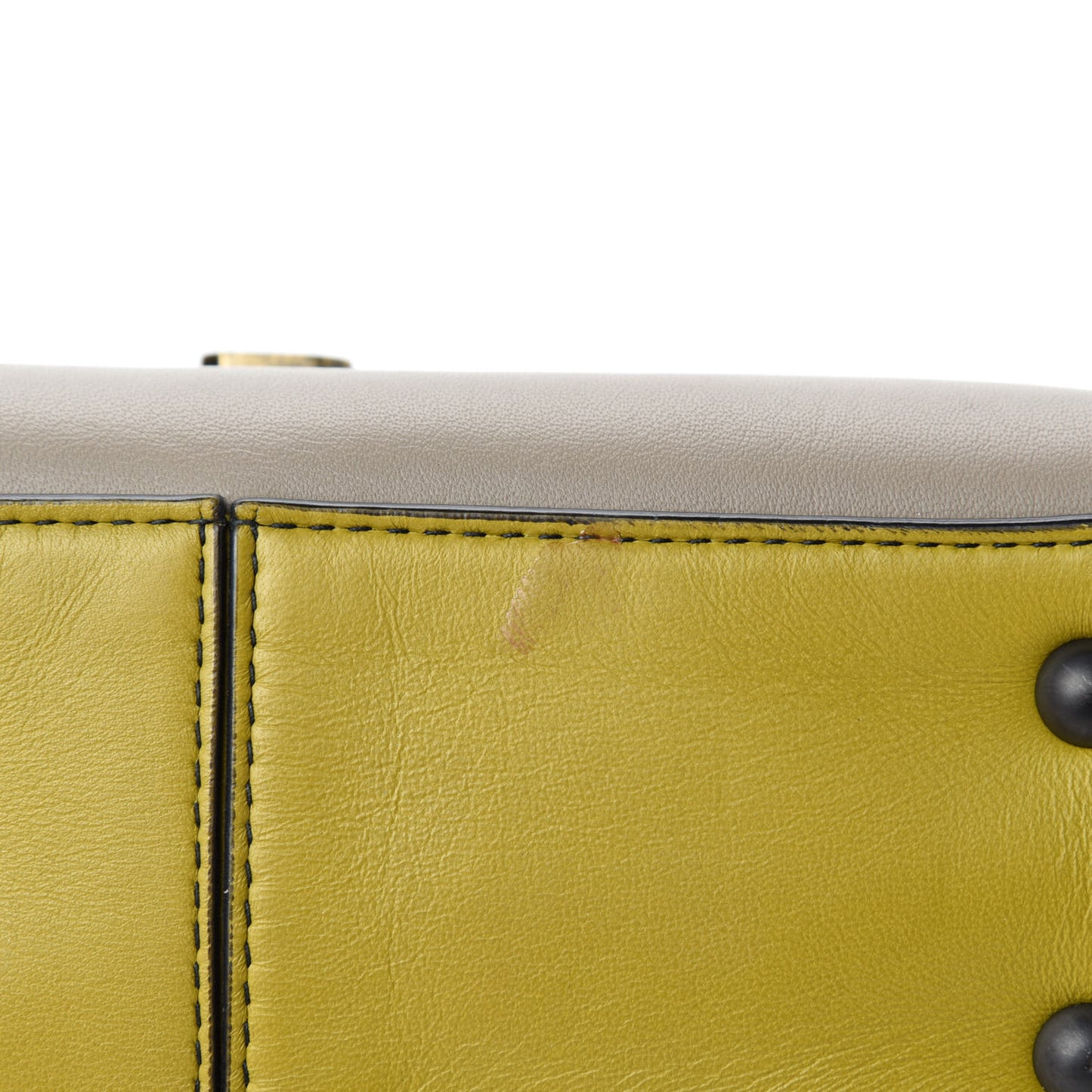 Nappa Multicolor Mini Piazza Bag Limestone