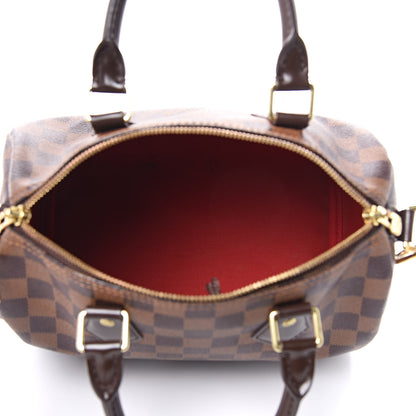 Louis Vuitton Damier Ebene Speedy Bandouliere 25 5 of 14