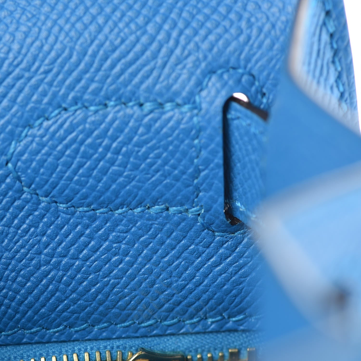 Hermes Epsom Kelly Sellier 28 Bleu Zanzibar 18 of 43