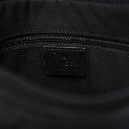 Gucci Nylon Monogram Shoulder Bag Black 8 of 13