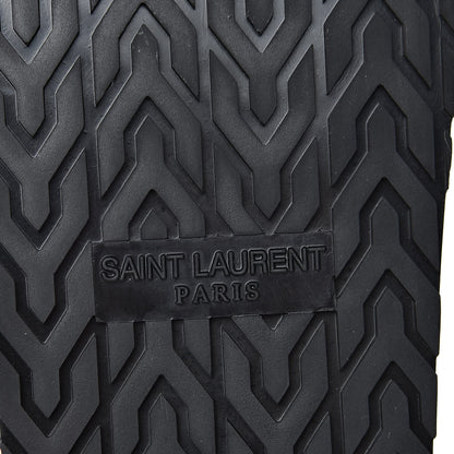 Saint Laurent Calfskin Monogram Womens Jimmy Joan Slide Sandals 39 Black 7 of 10