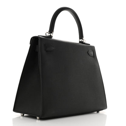 Hermes Epsom Kelly Sellier 28 Black 2 of 17