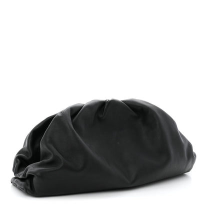 Bottega Veneta Smooth Butter Calf The Pouch Oversized Clutch Black 3 of 10