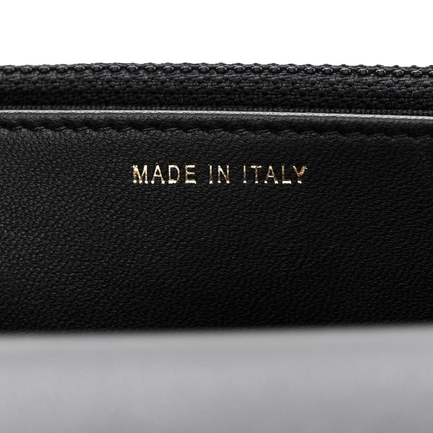 Lambskin Quilted Trendy CC Wallet On Chain WOC Black