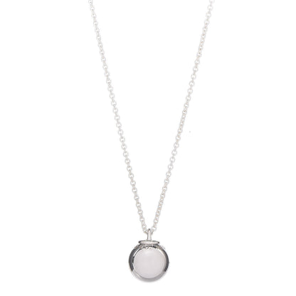 Tiffany Sterling Silver 12.75mm HardWear Ball Pendant Necklace 1 of 6