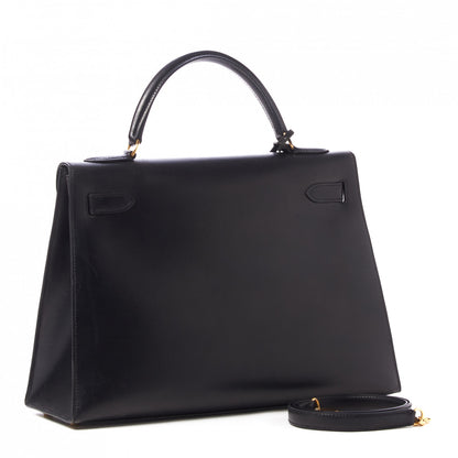 Hermes Box Kelly Sellier 32 Black 3 of 35