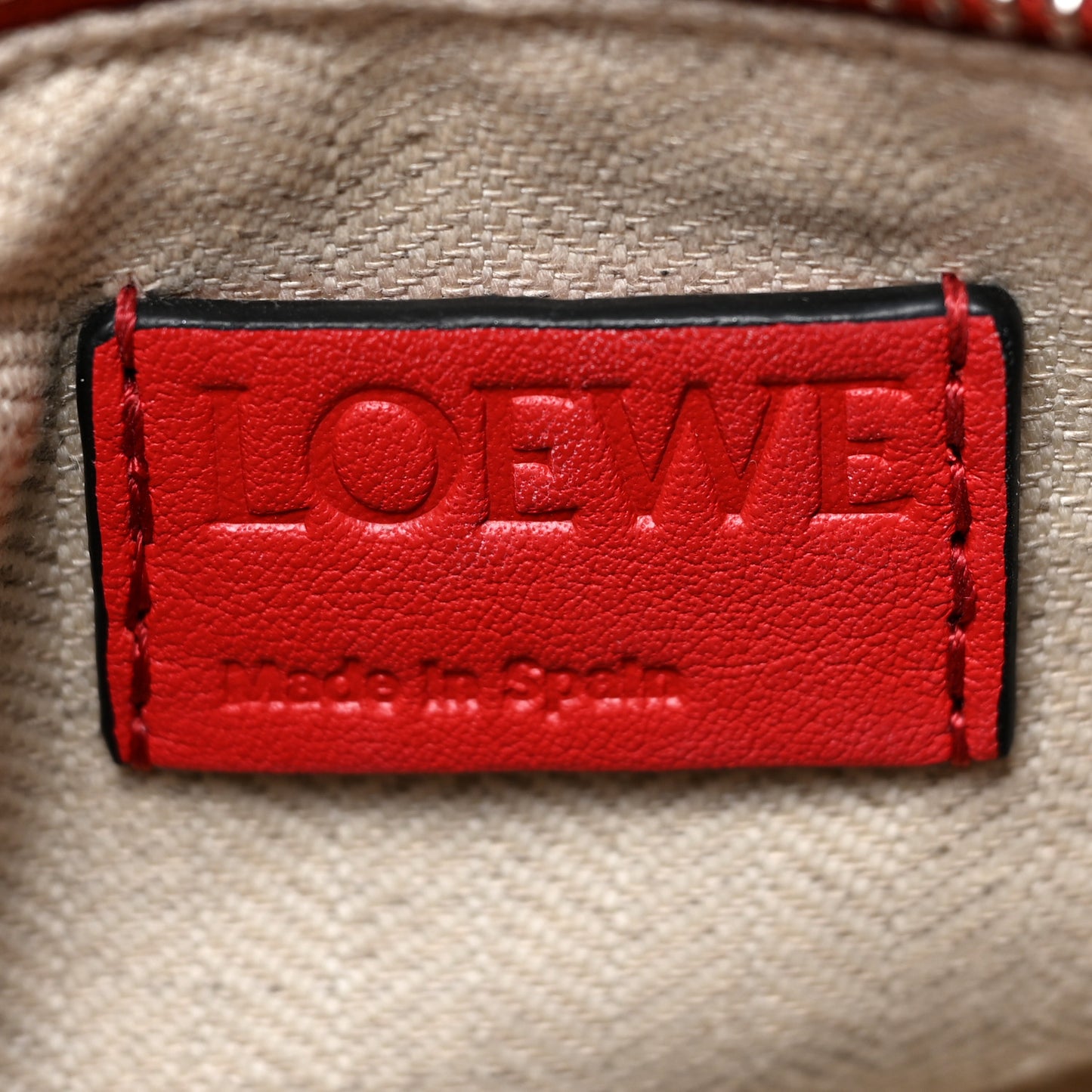 Calfskin Small Puzzle Bag Scarlet