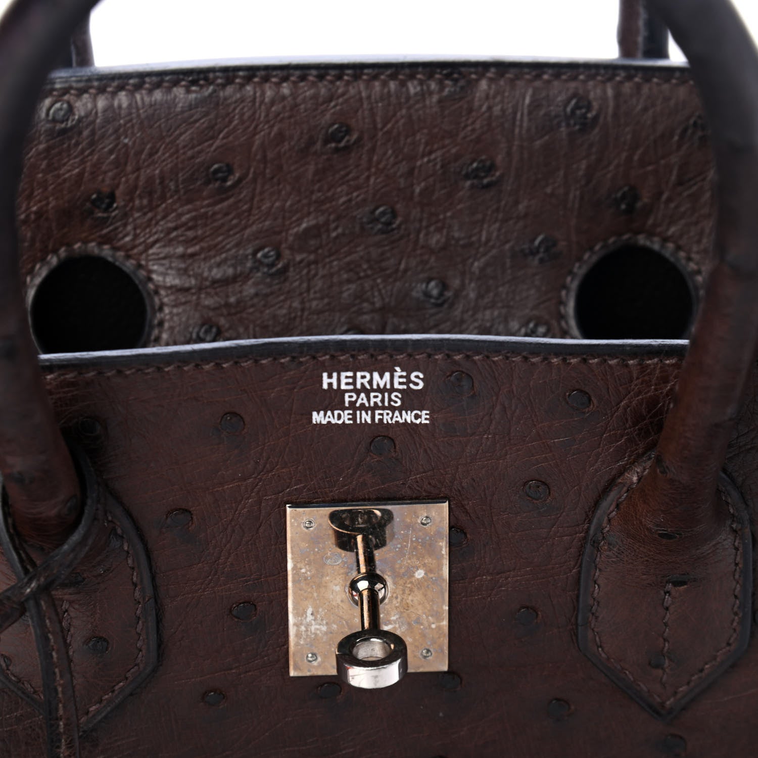 Hermes Ostrich Birkin 35 Chocolate 5 of 10