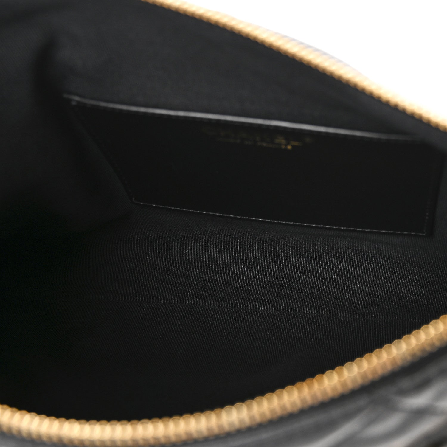 Chanel Shiny Lambskin Quilted CC Hobo Black 5 of 10