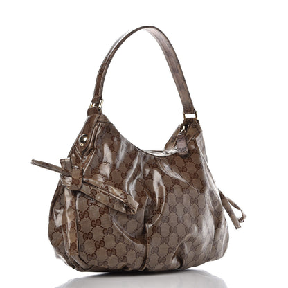 Gucci Crystal Monogram Web Hobo 3 of 8