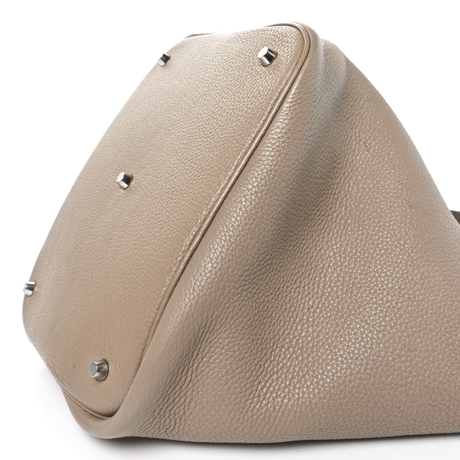 Hermes Taurillon Clemence Picotin Lock 26 GM Gris Tourterelle 9 of 9