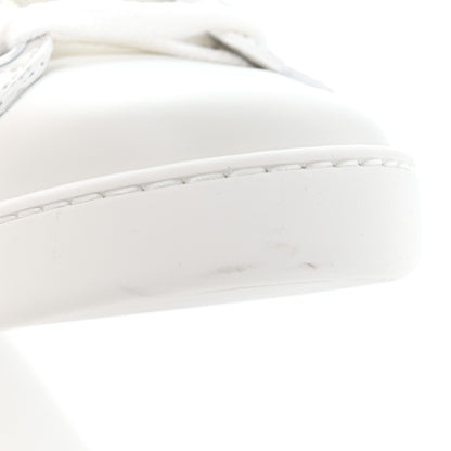 Gucci Calfskin Interlocking G Perforated Womens Ace Sneakers 37.5 White Wild Rose 9 of 9
