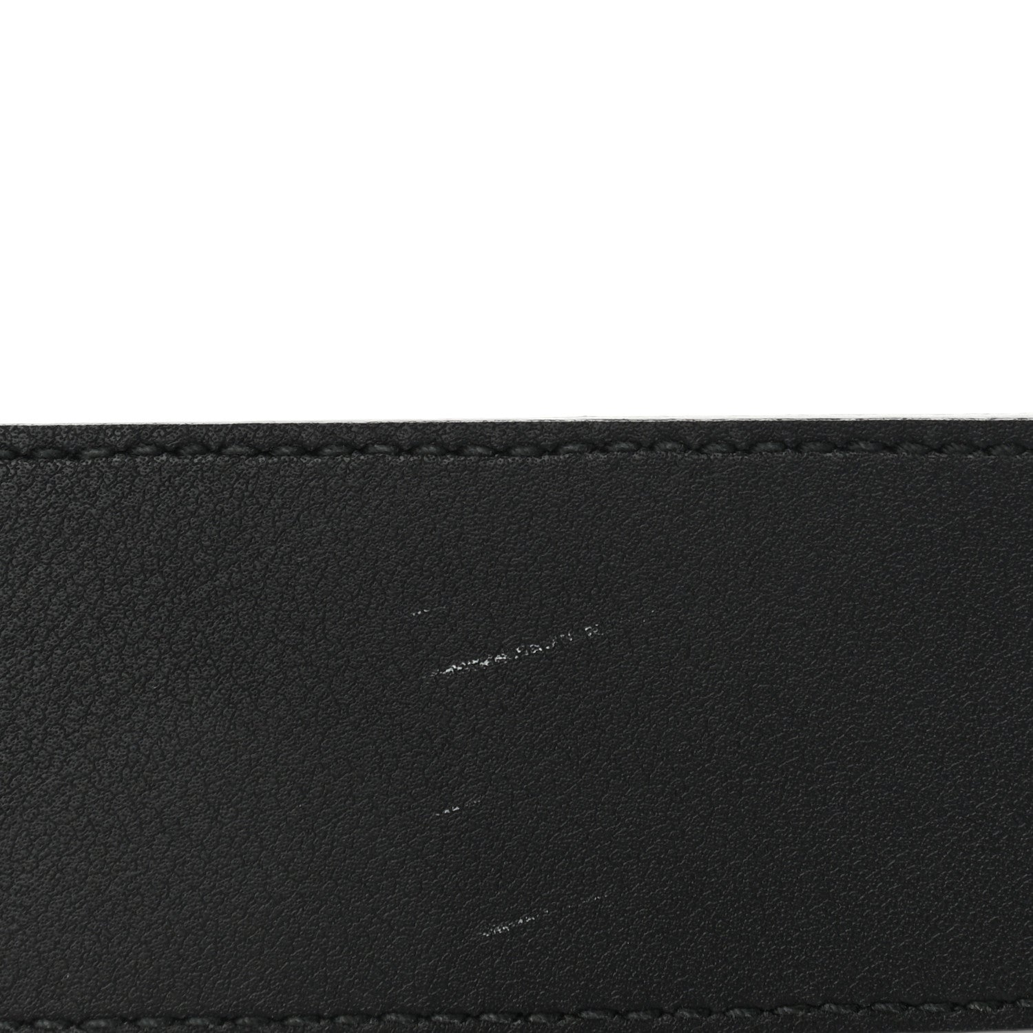 Gucci GG Supreme Monogram Selleria Calfskin Interlocking G 40mm Belt 95 38 Black Grey 6 of 8