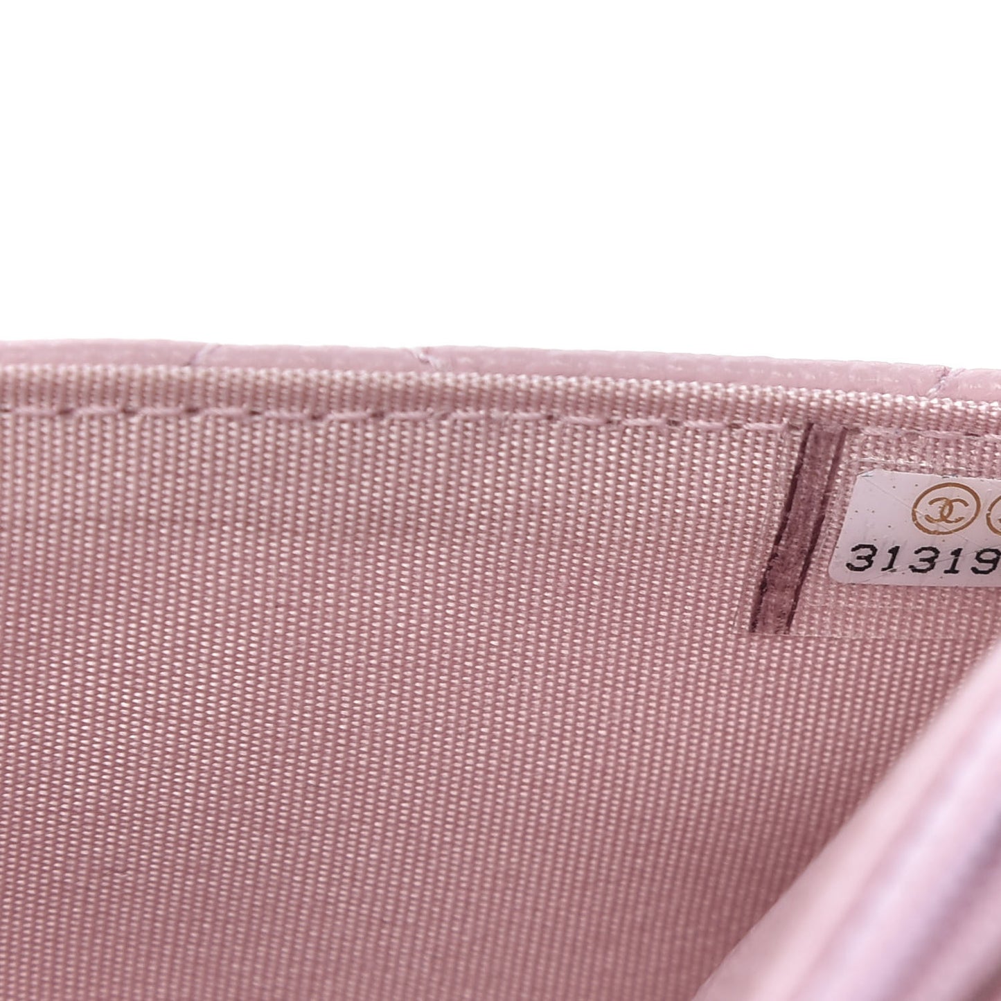 Caviar Quilted Coco Candy Wallet On Chain WOC Light Pink