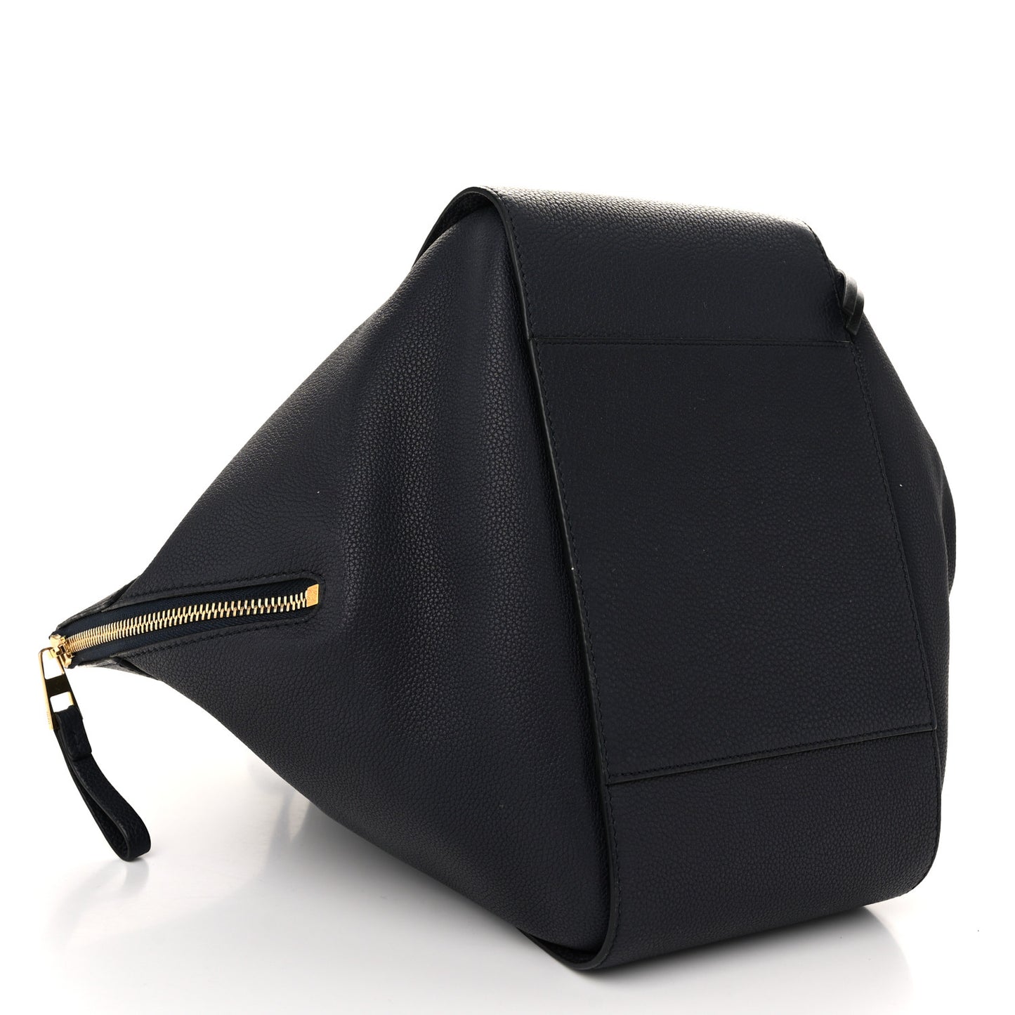 Calfskin Small Hammock Shoulder Bag Midnight Blue Black