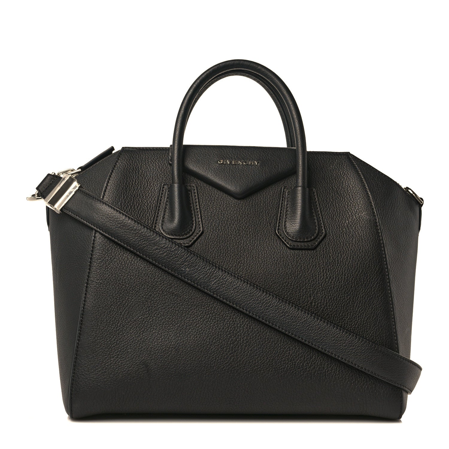 Givenchy Sugar Goatskin Medium Antigona Black 1 of 12