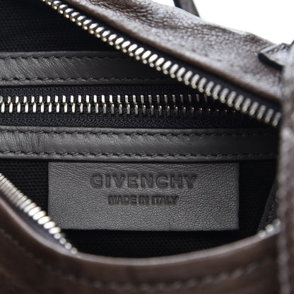 Givenchy Tumbled Sheepskin Mini Pandora Charcoal 6 of 7