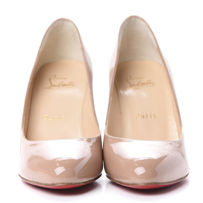 Christian Louboutin Patent Merci Allen 85 Pumps 36.5 Nude 2 of 9