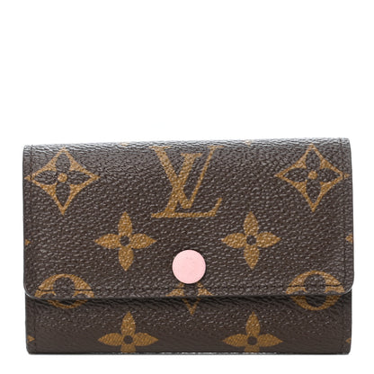 Louis Vuitton Monogram Multicles 6 Key Holder Rose Ballerine 1 of 7