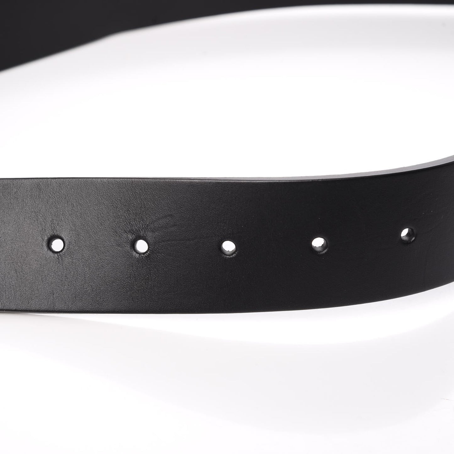 Calfskin Bi Color Interlocking G Belt 90 36 Black