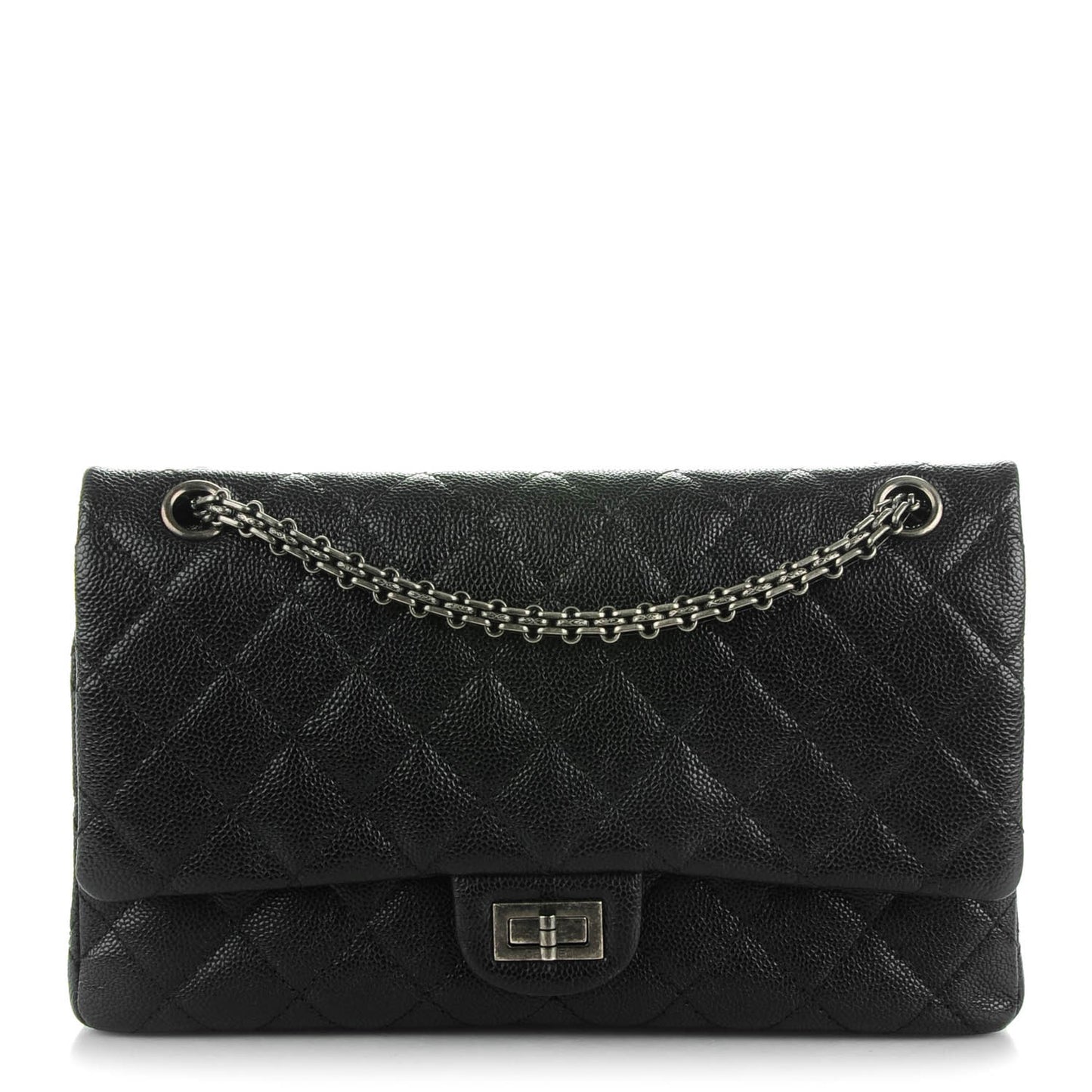 Caviar Quilted 2.55 Reissue 226 Flap Black
