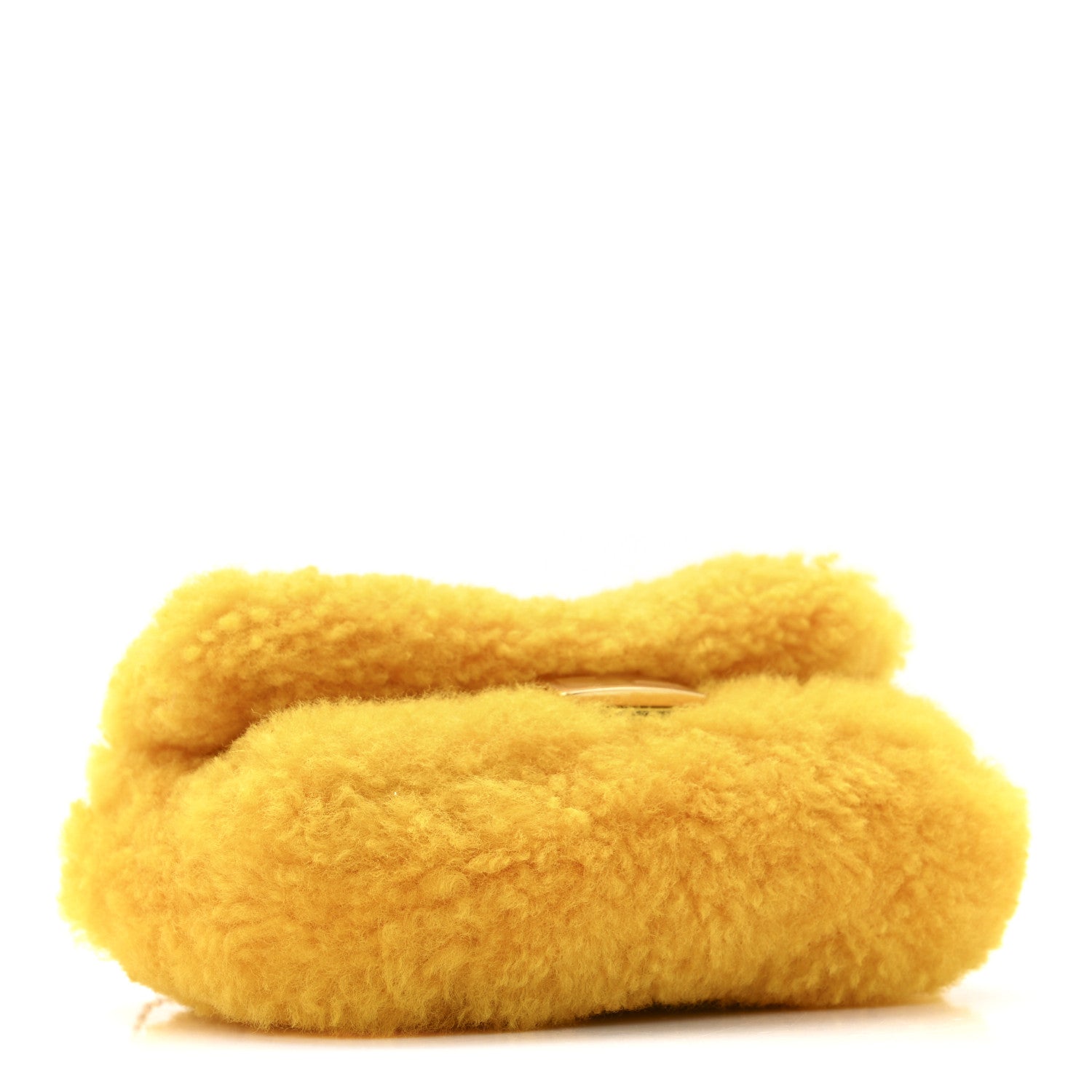 Fendi Shearling Vitello Grace Nano Baguette Charm Narciso 4 of 10